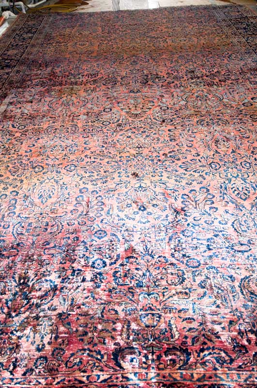 Super size 12' X 24' "Sarouk" Antique Persian Oriental rug 